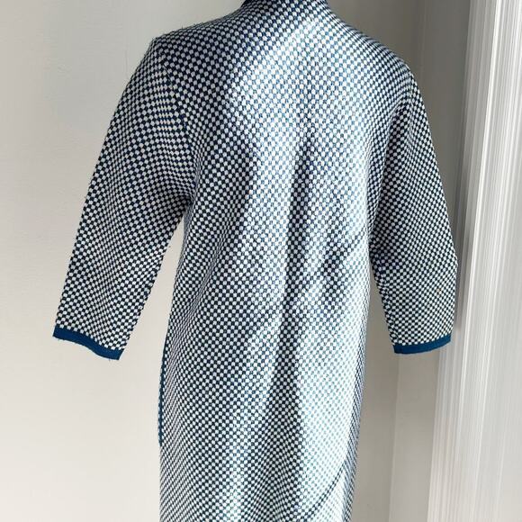 Alice Kaye 100% Wool Long Cardigan Sweater Size M - Picture 3 of 9